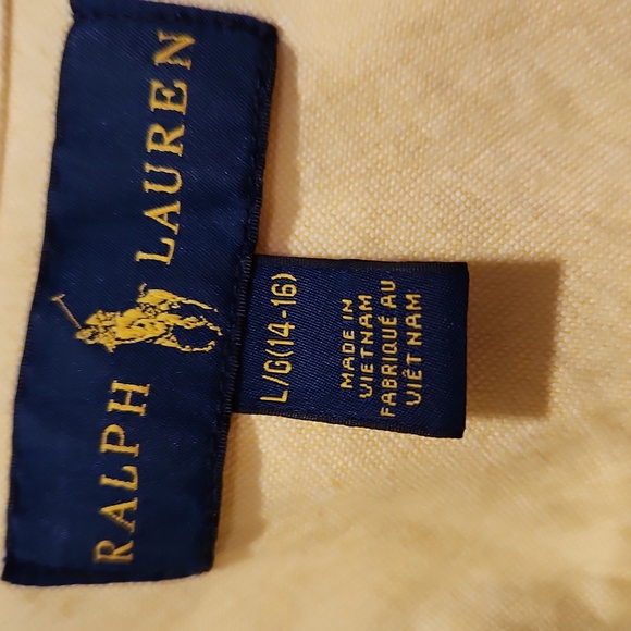 Ralph Lauren woman's Button downs long sleeve yellow various sizes - Picture 2 of 4